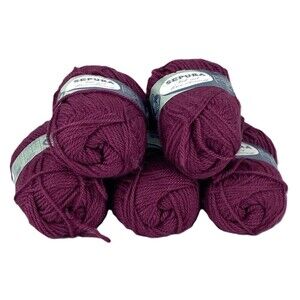 Sepura Yarn - Plum - 50g - Germany - Price is per skein